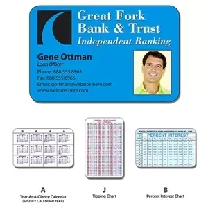Custom Imprinted Financial Wallet Card