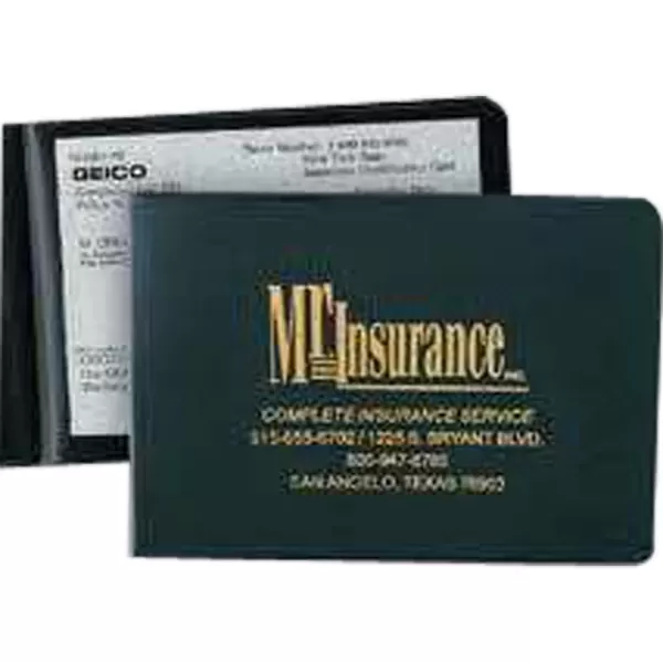 Vehicle insurance card holder,