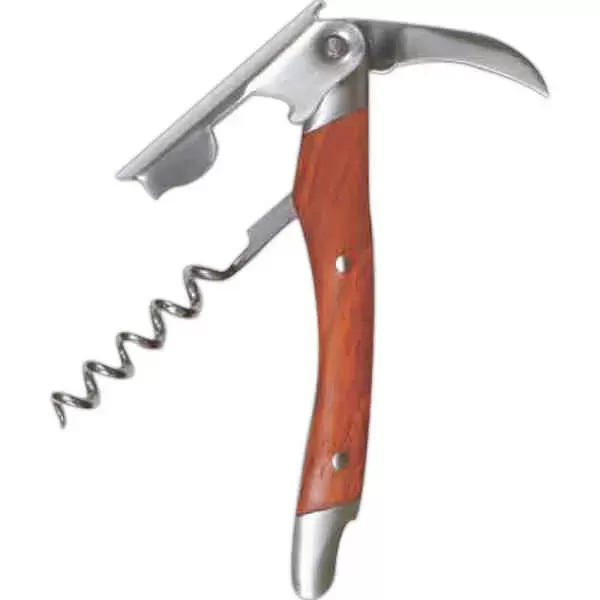 Stainless steel corkscrew that