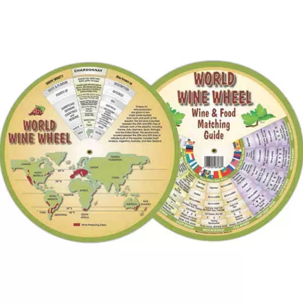 World wine wheel, and