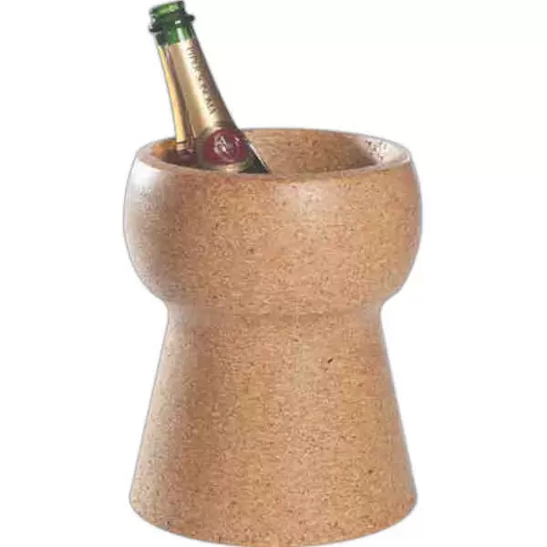 Cork champagne cooler with