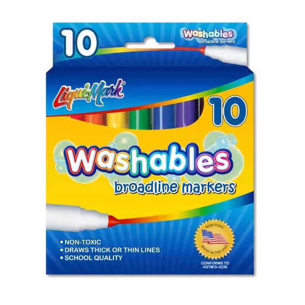 10 Pack Washable Broadline