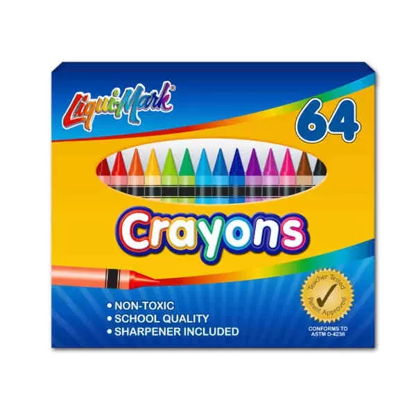 64 Pack Crayons with