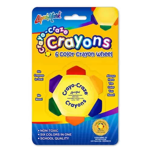 1 Pack Crayo-Craze Six