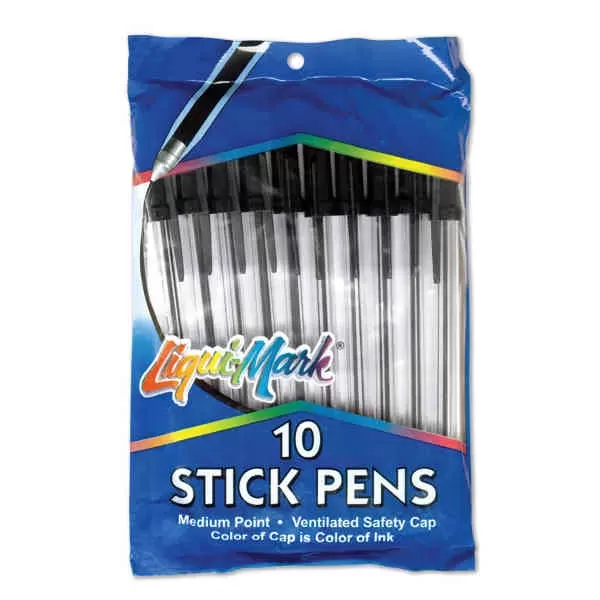 10 Pack Stick Pens,