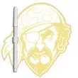 Pirate shaped dry erase