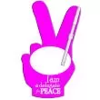 Peace sign shaped dry