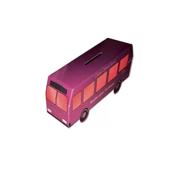 Mini bus shape bank