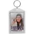 Rhinestone snap-in key tag