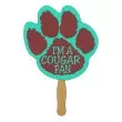 Paw print shaped fan